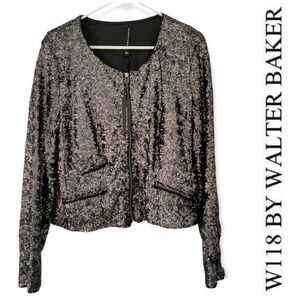 W118 By Walter Baker Lara Sequined Evening Jacket NWT